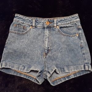 Bullhead Mom Shorts Medium Blue